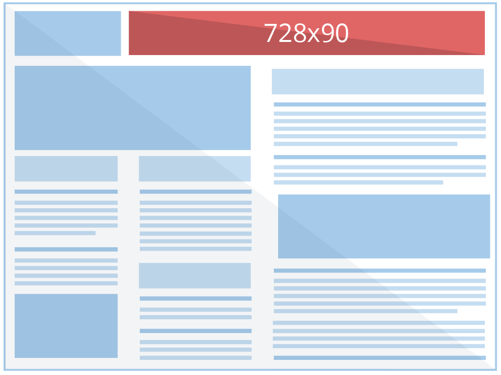 leaderboard reference size