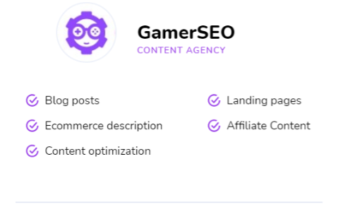 gamerseo content agency