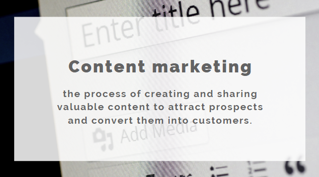 Definition of content marketing