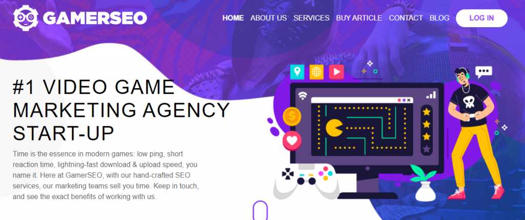 GamerSEO home page