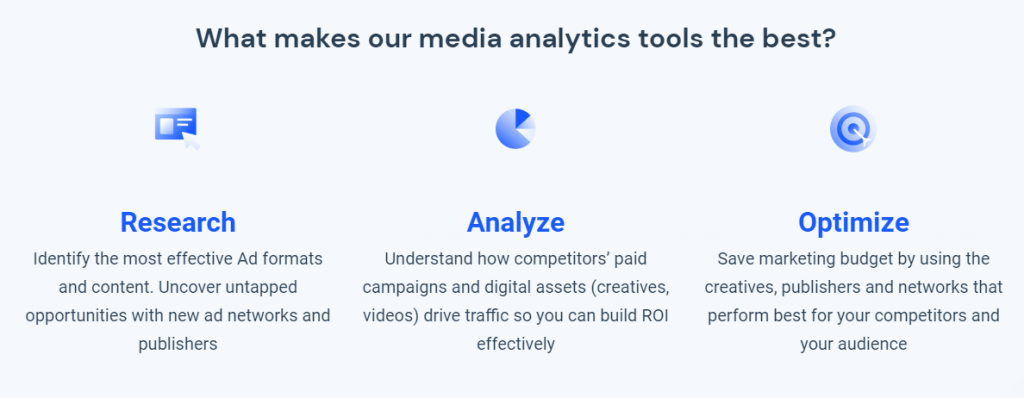 similarweb as one of competitor analysis tools that help monitor ad groups of active ads, ad spend, and when competitors are running ads 