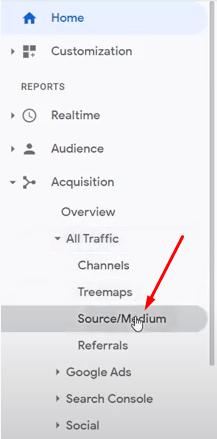 how to check page visitors by traffic sources