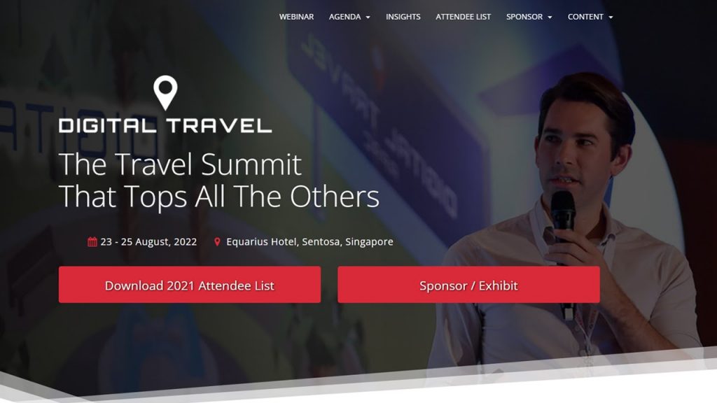Digital Travel Summit addresses strategic content about traveling.