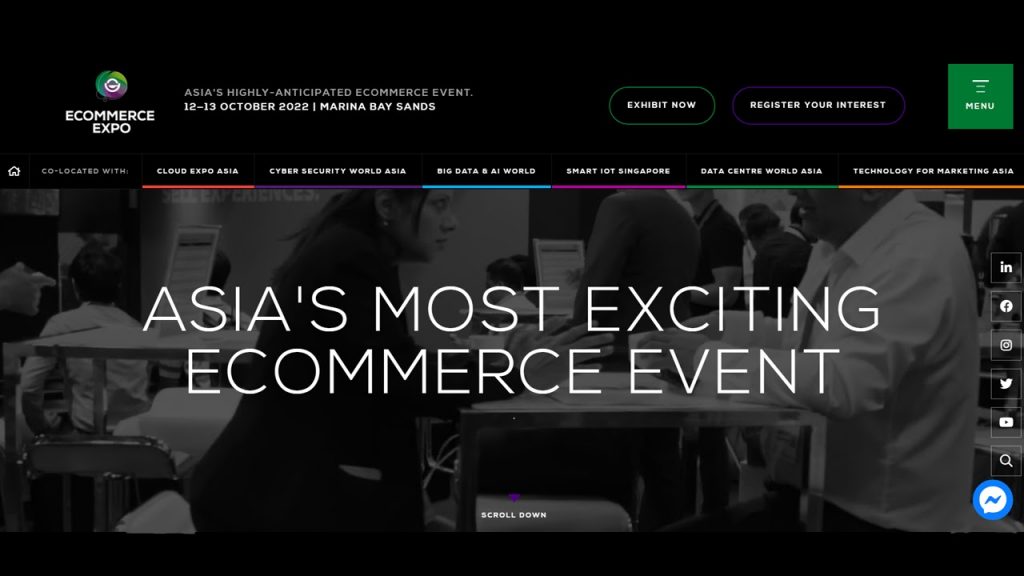 eCommerce Expo Asia for content strategists editors, designers, videographers, and more.