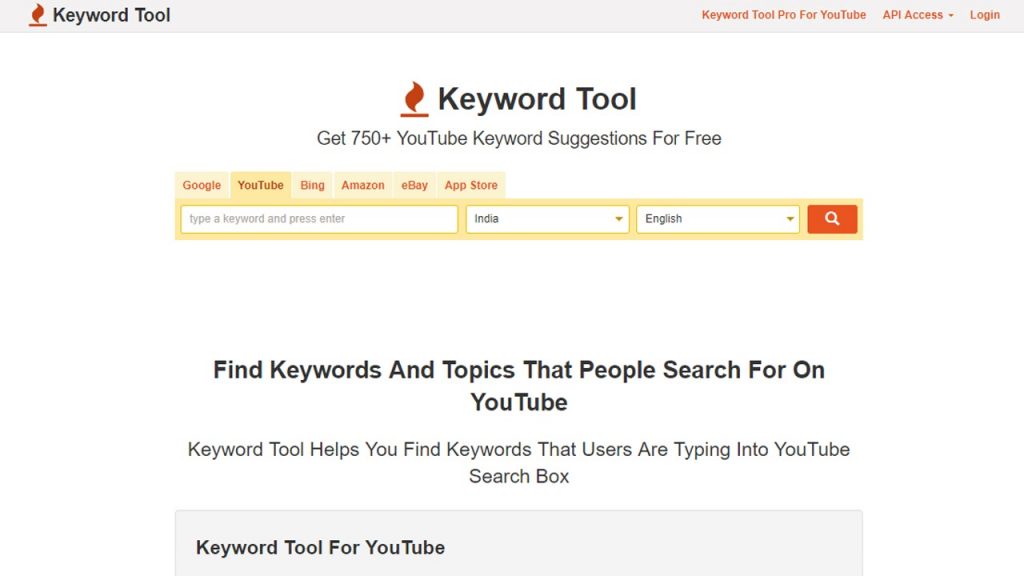 Use keywords relevant to your brand to boost influencer discovery