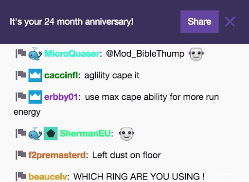 great example of engaged twitch chat