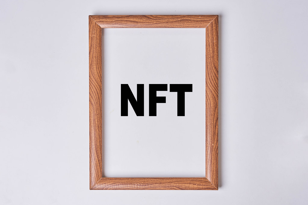 NFT sign framed 