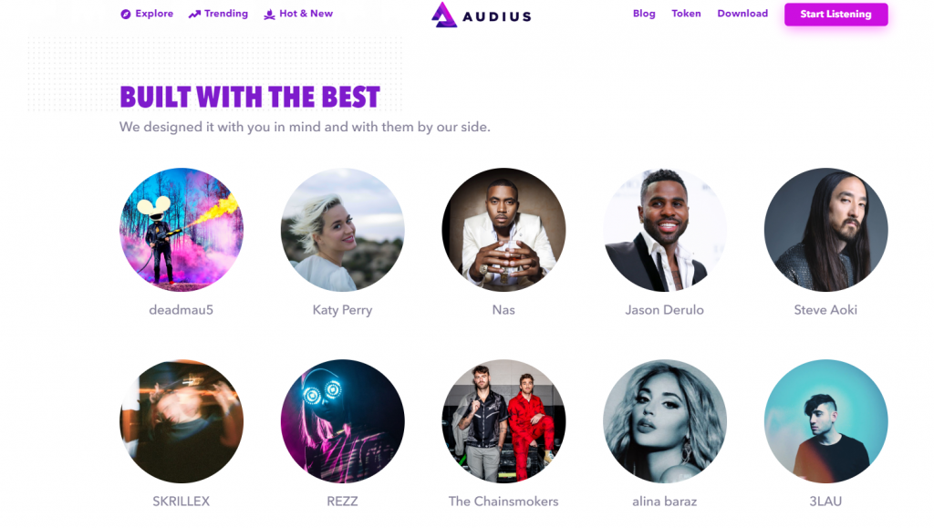 Audius tokenize the music industry and is one of the Best TikTok Trending Projects