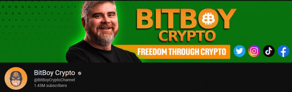 BitBoy youtube front page