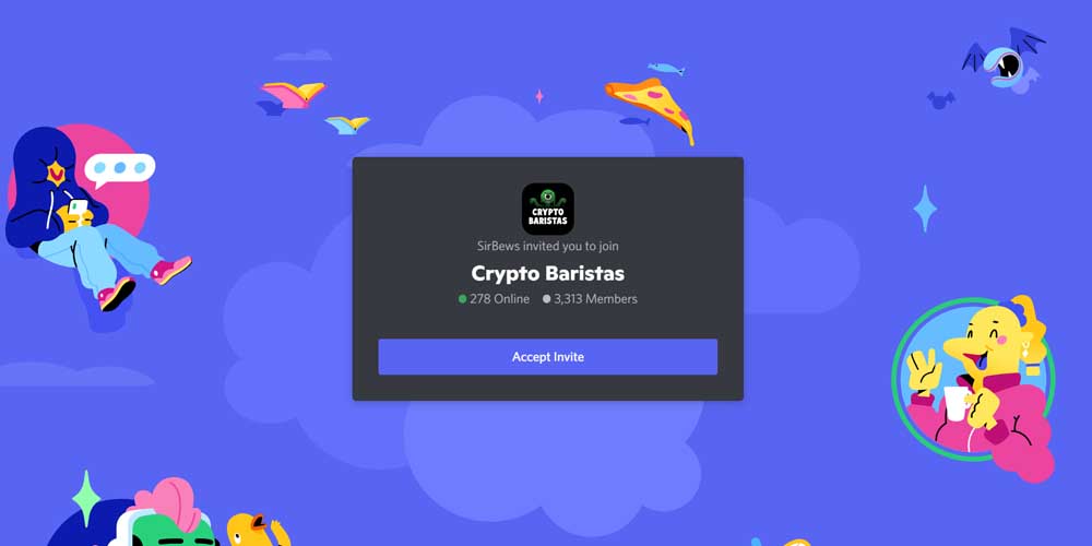 Crypto Baristas invitation