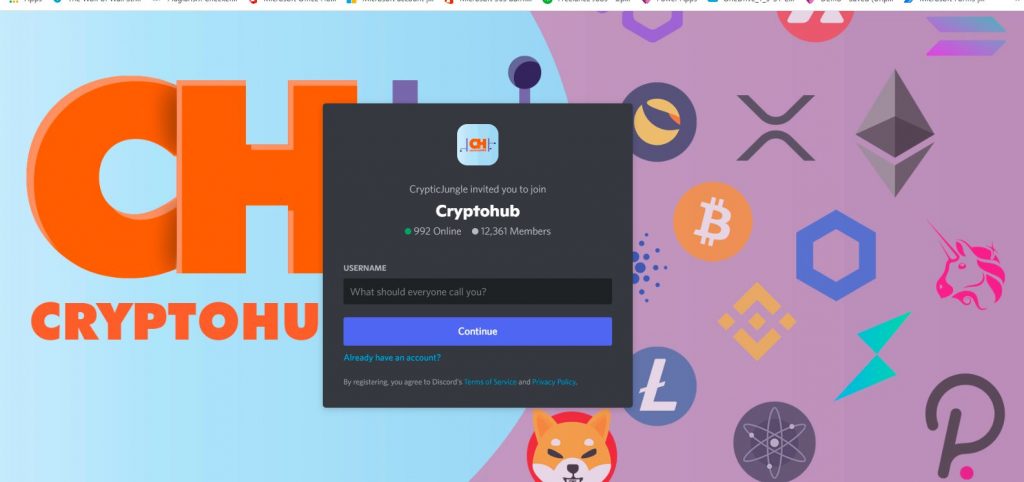 Cryptohub Discord server