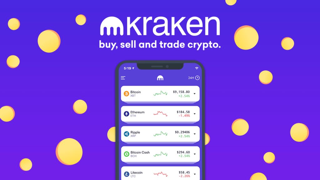 Image from Kraken's official marketplace mobile app