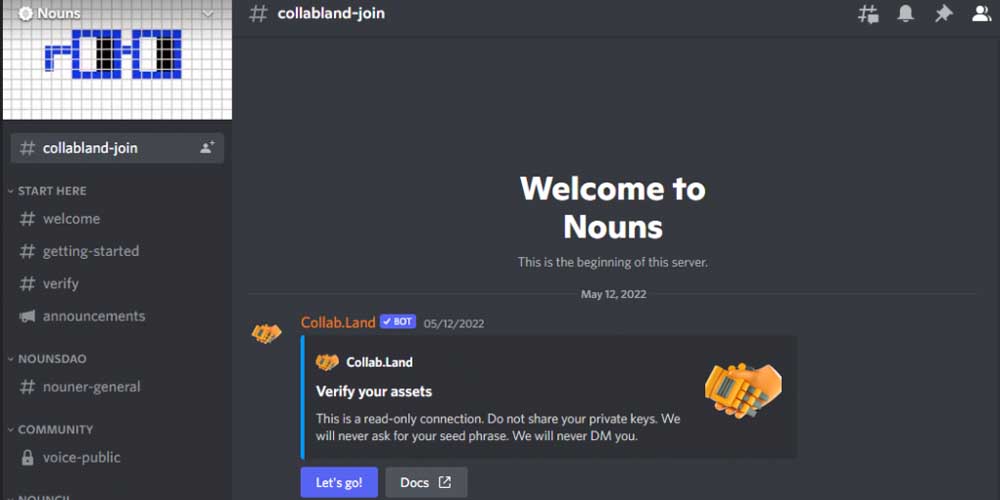 Nouns Discord community