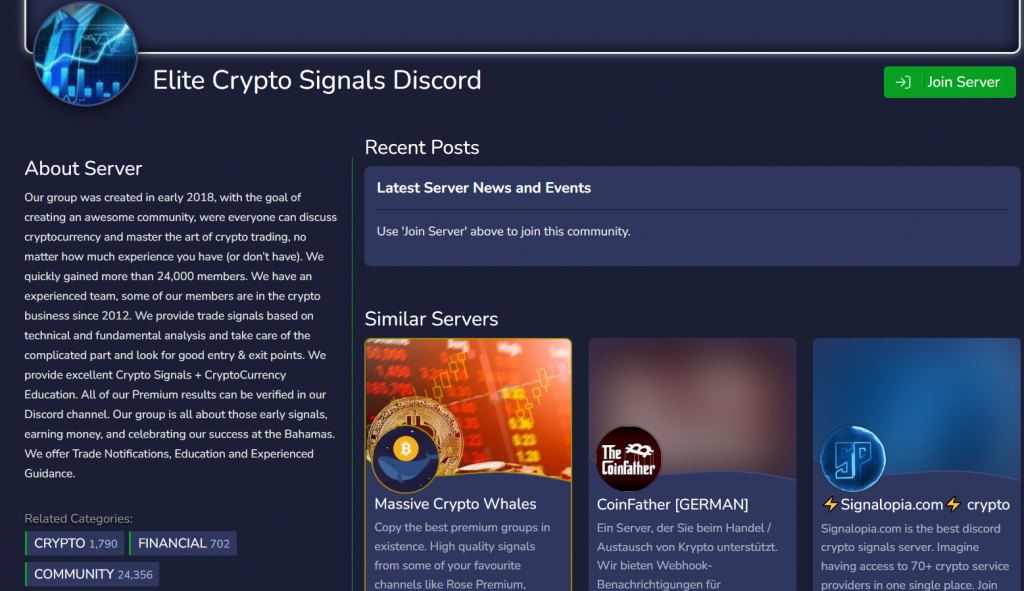 Public Crypto Discord Servers