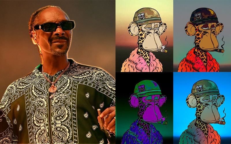 image of snoop dogg and his bored apes