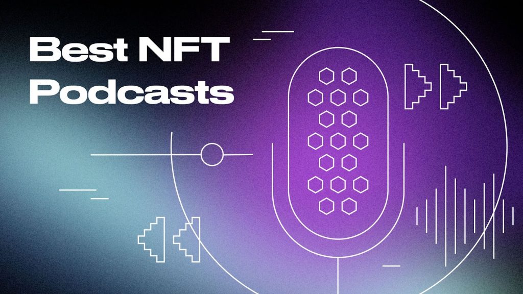 text saying best nft podcasts
