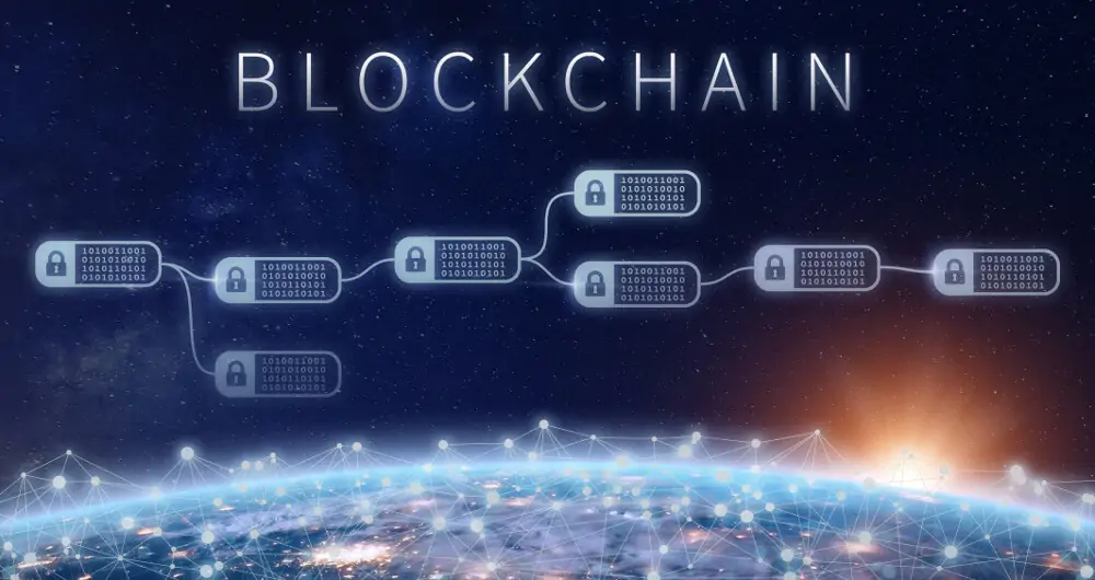 Blockchain illustration
