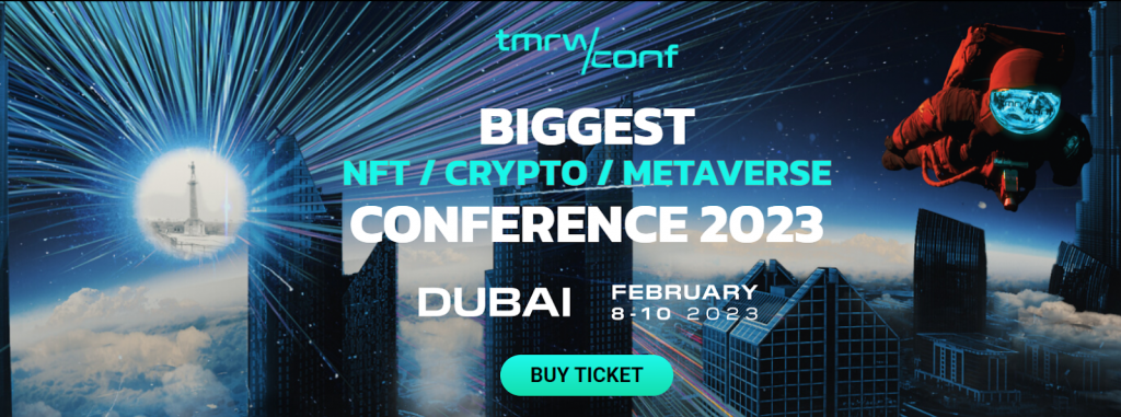 TMRW Conference - Biggest NFT, Crypto, Metaverse Conference- Dubai 2023