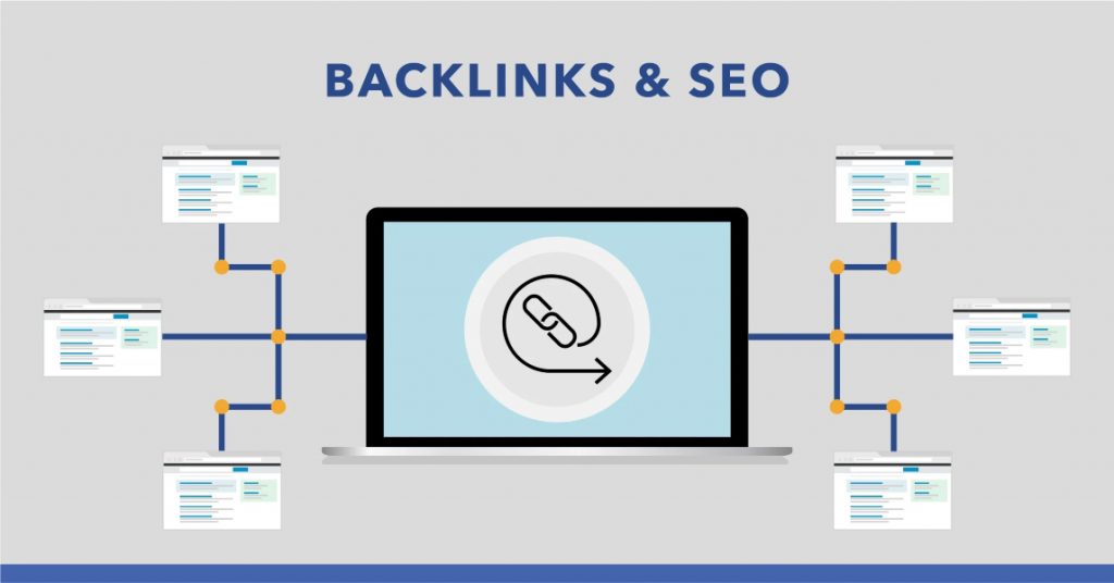 SEO Backlinks illustration