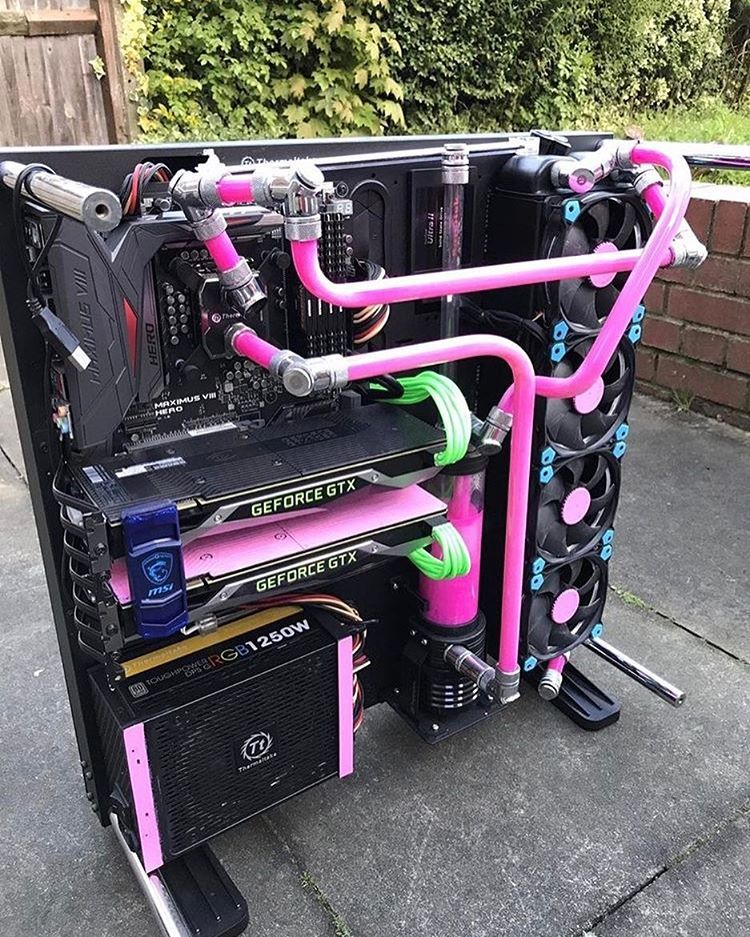 A fancy PC with expensive hardware