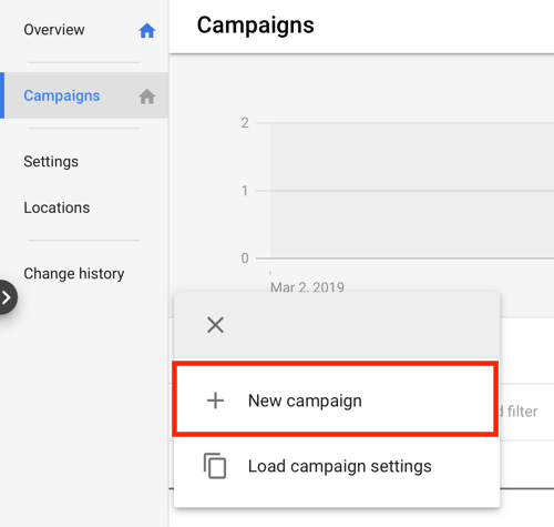 Youtube new campaign option