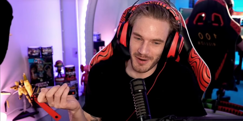 picture from the influencer pewdiepie