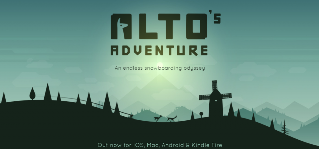 screenshot from alto's adventure landing page