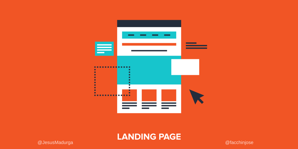 illustration of a landing page mockup showing multiple layout options