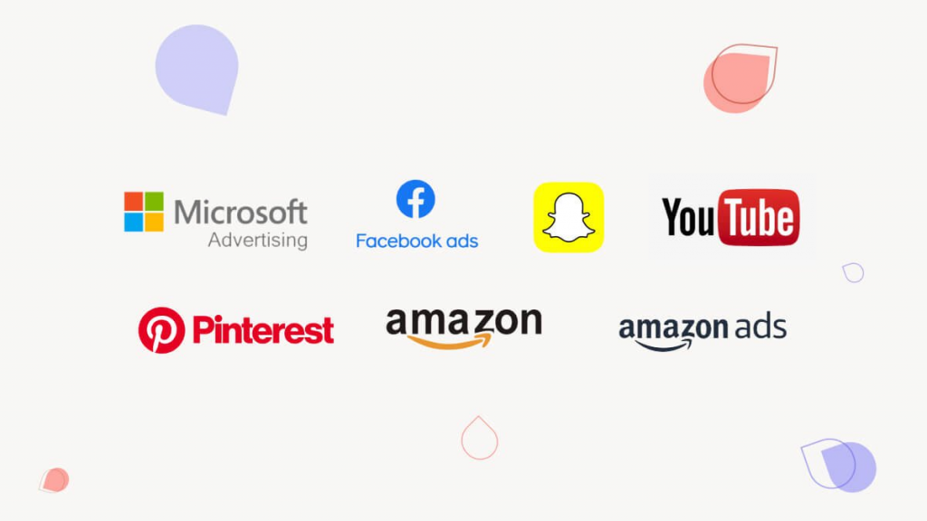 image showing the logo from some of the most famous ads platforms available
