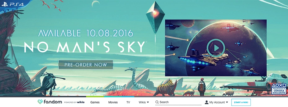 No Man's Sky uploaded ad