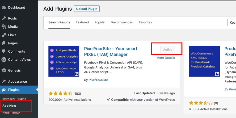 Adding plugins in WordPress