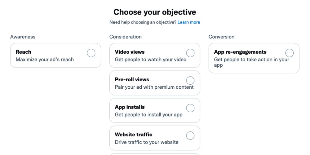 Customize your delivery on Twitter ads