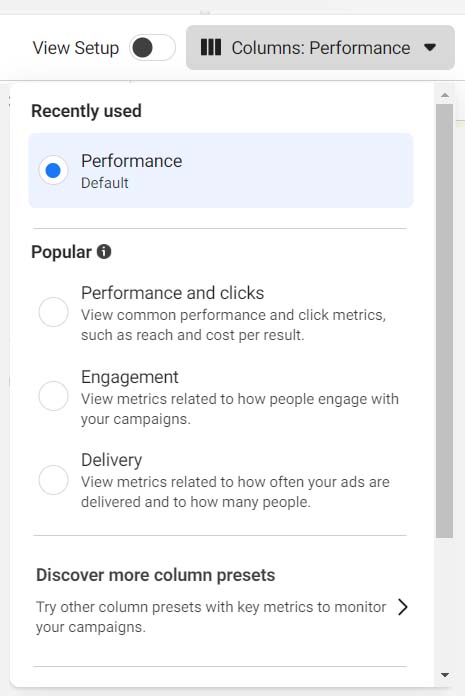 How to track performance on Facebook Ads Manager