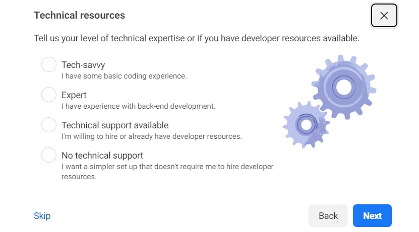 Technical resources in Meta Pixel