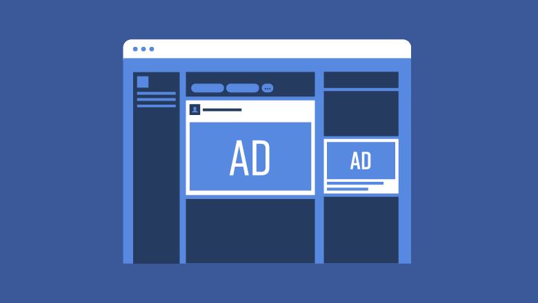 image showing ad positions on Facebook