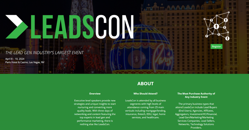 LeadsCon's official website