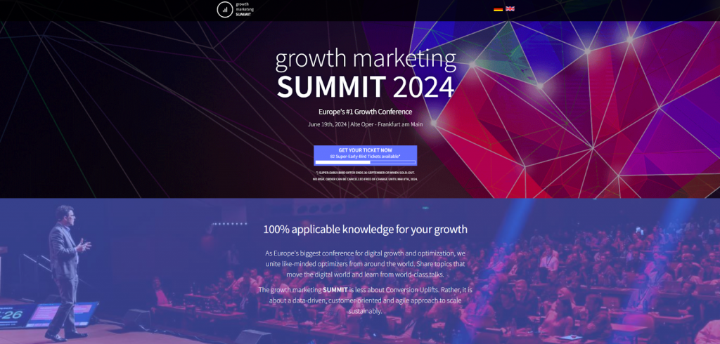 Official website of Growth Marketing Summit