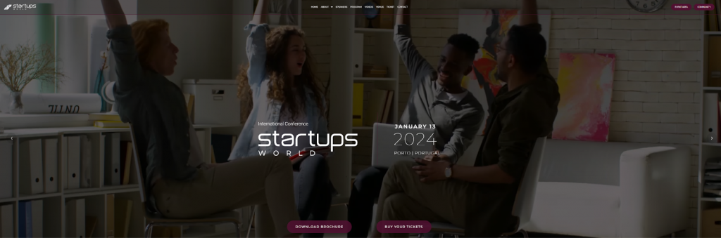 Startups World 2024 mai nwebsite