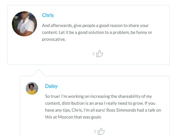 comments on Moz business blog
