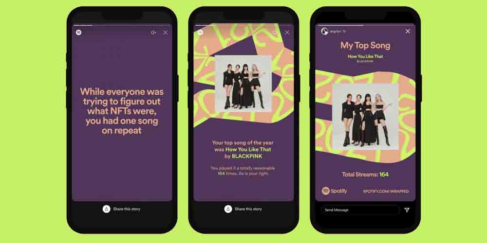 Spotify Wrapped campaign