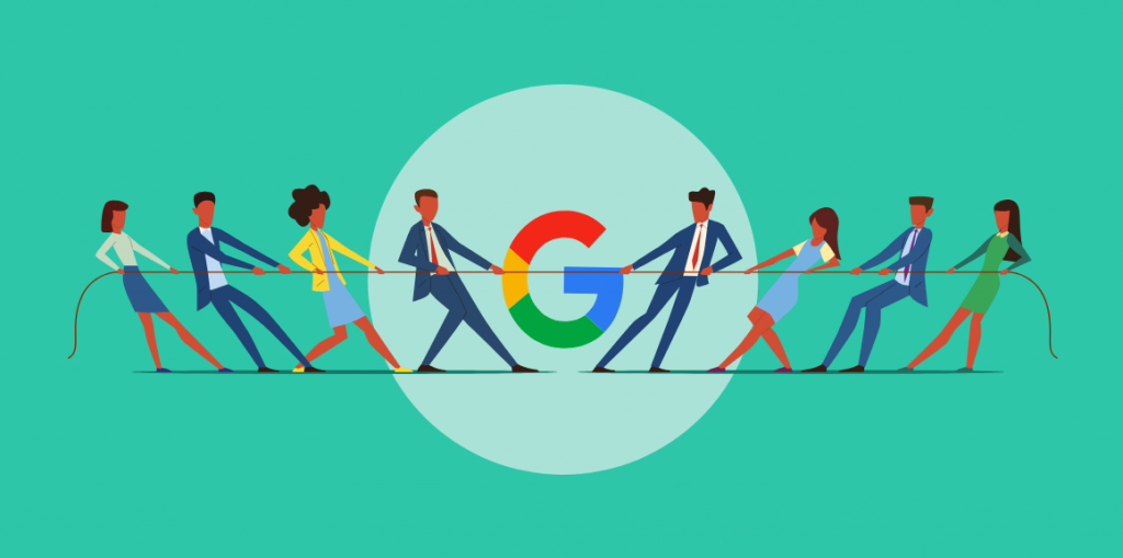 competition for positions in google ads