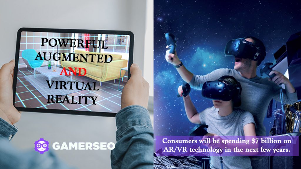 Virtual Reality and Augmented Reality in the gaming market