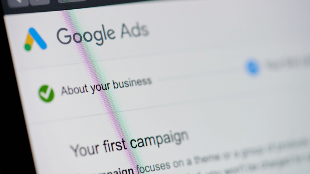 Google Ads - our first campaign