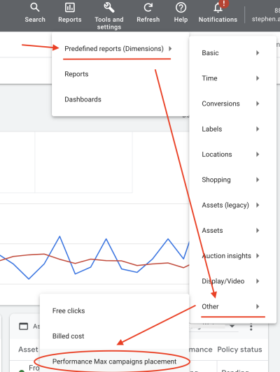 How to access Placement report