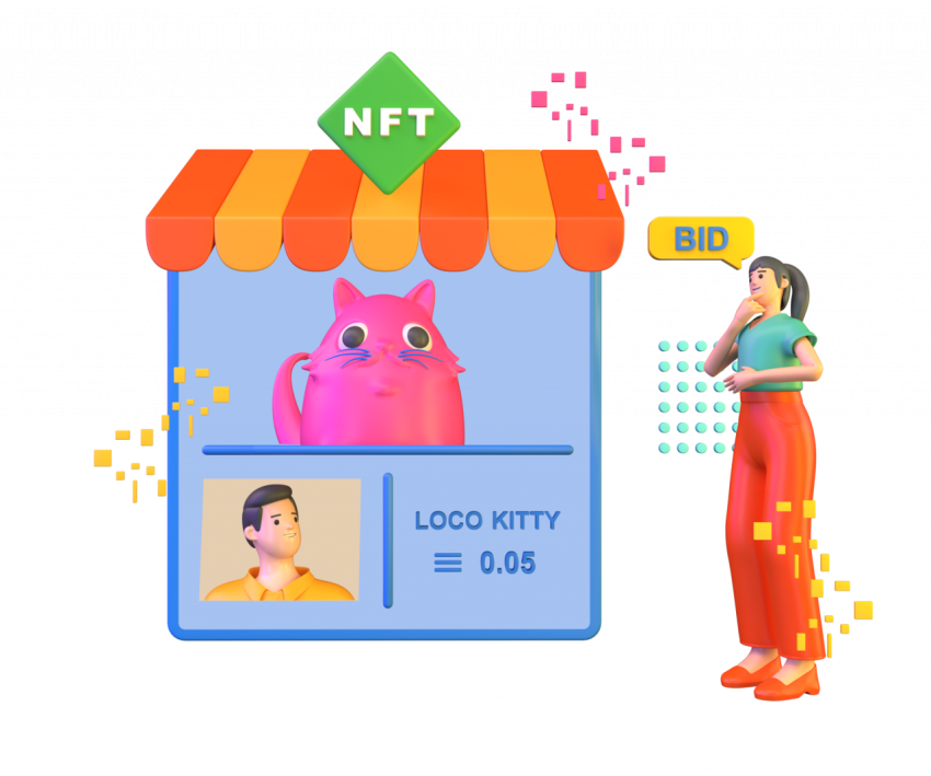 NFT promotion example