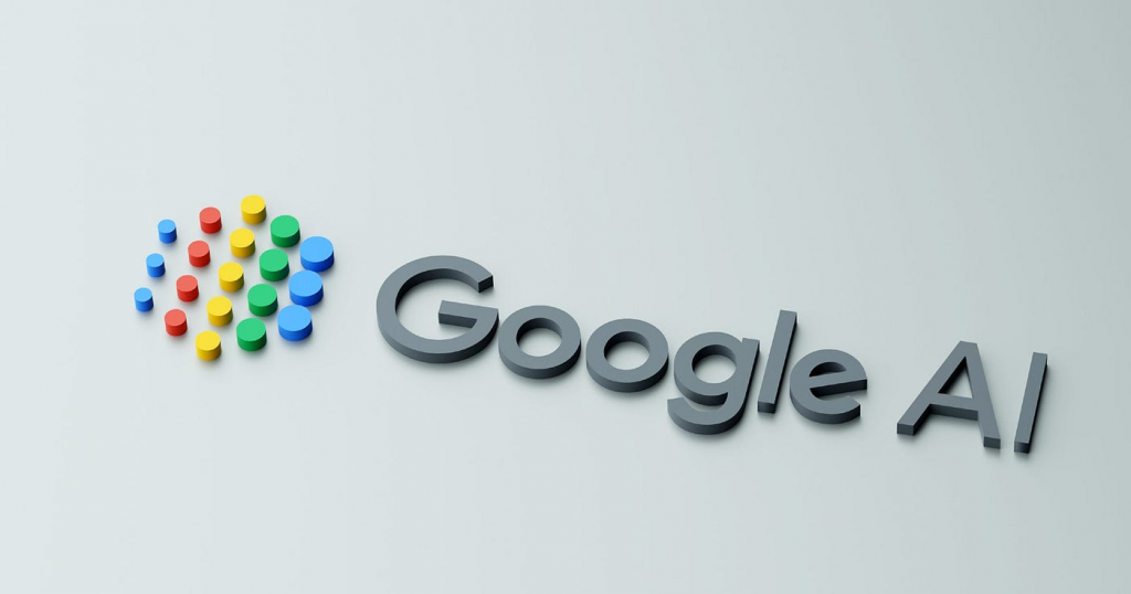 image showing the logo for Google AI