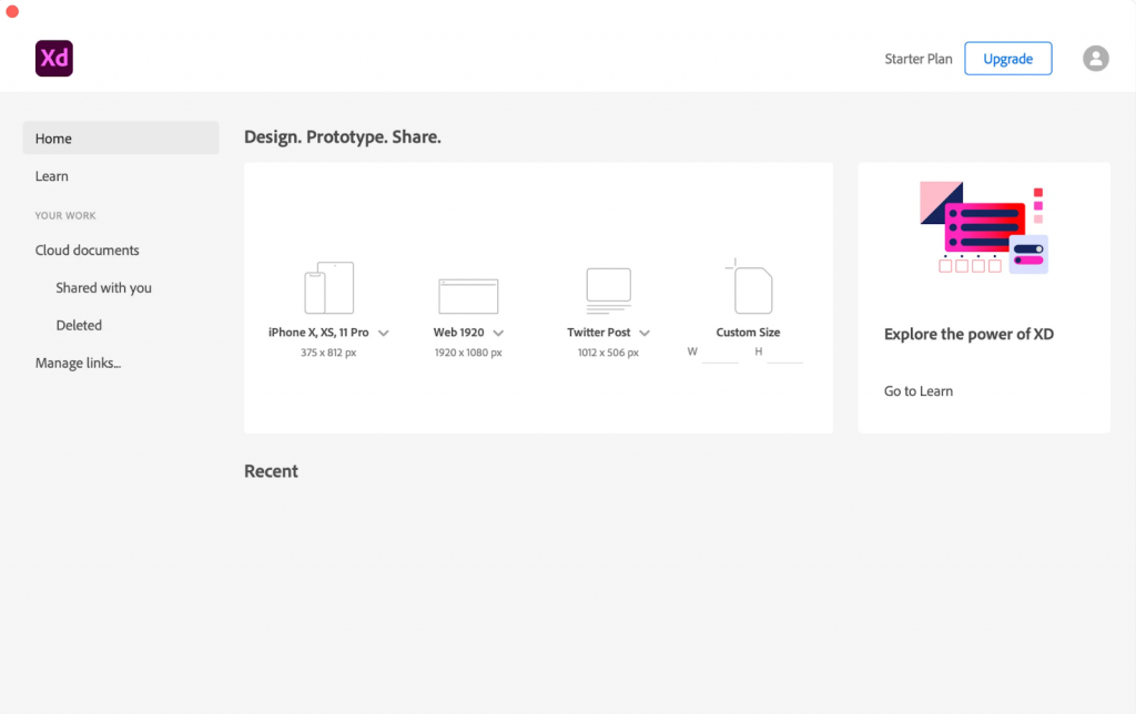 Adobe XD - key program for UX design process