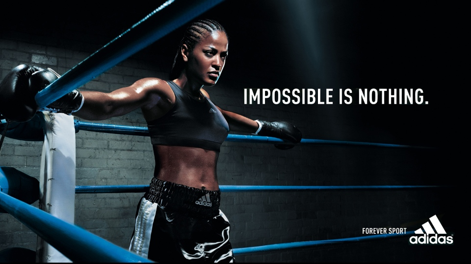 image from Adidas' campaign impossible is nothing