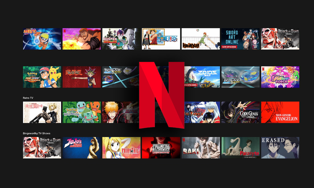 Netflix anime catalog